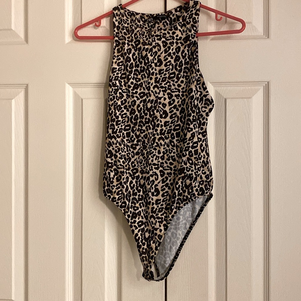 Zara animal print bodysuit